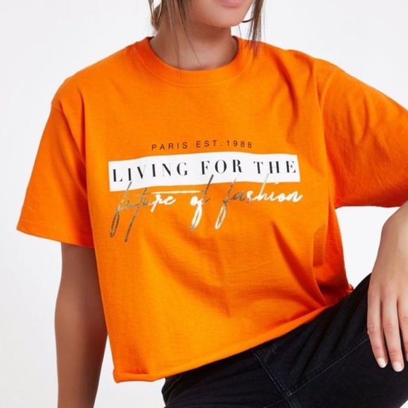 River Island Tops - River Island Living for the Future of Fashion Tee